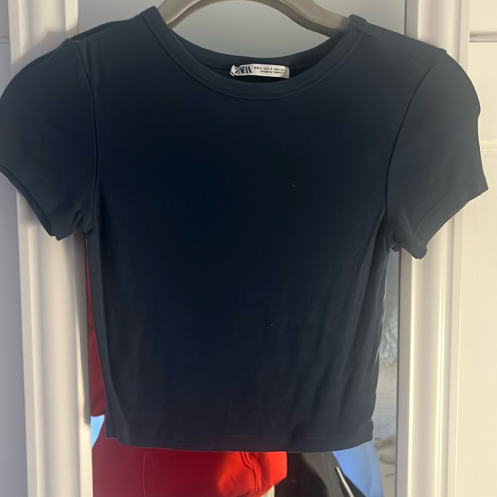 zara crop top